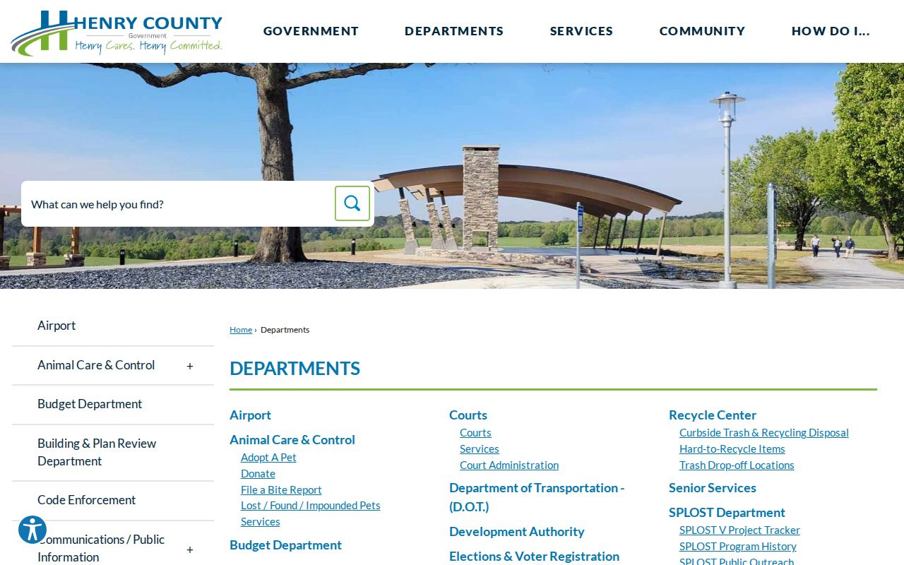 Henry County people search at the Clerk of Superior Court