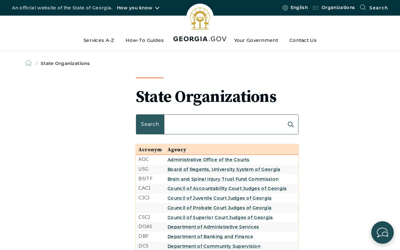 Henry County people directories through Georgia state organizations