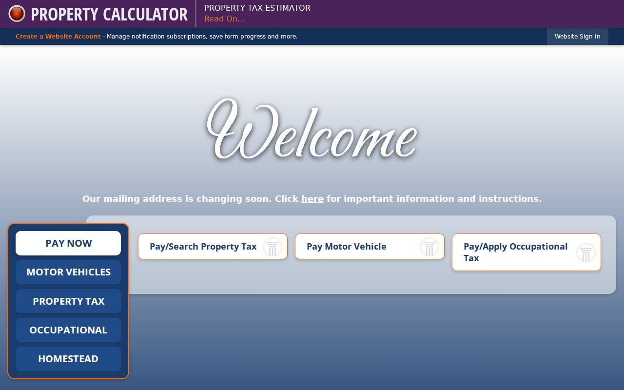 Henry County public records Tax Commissioner page